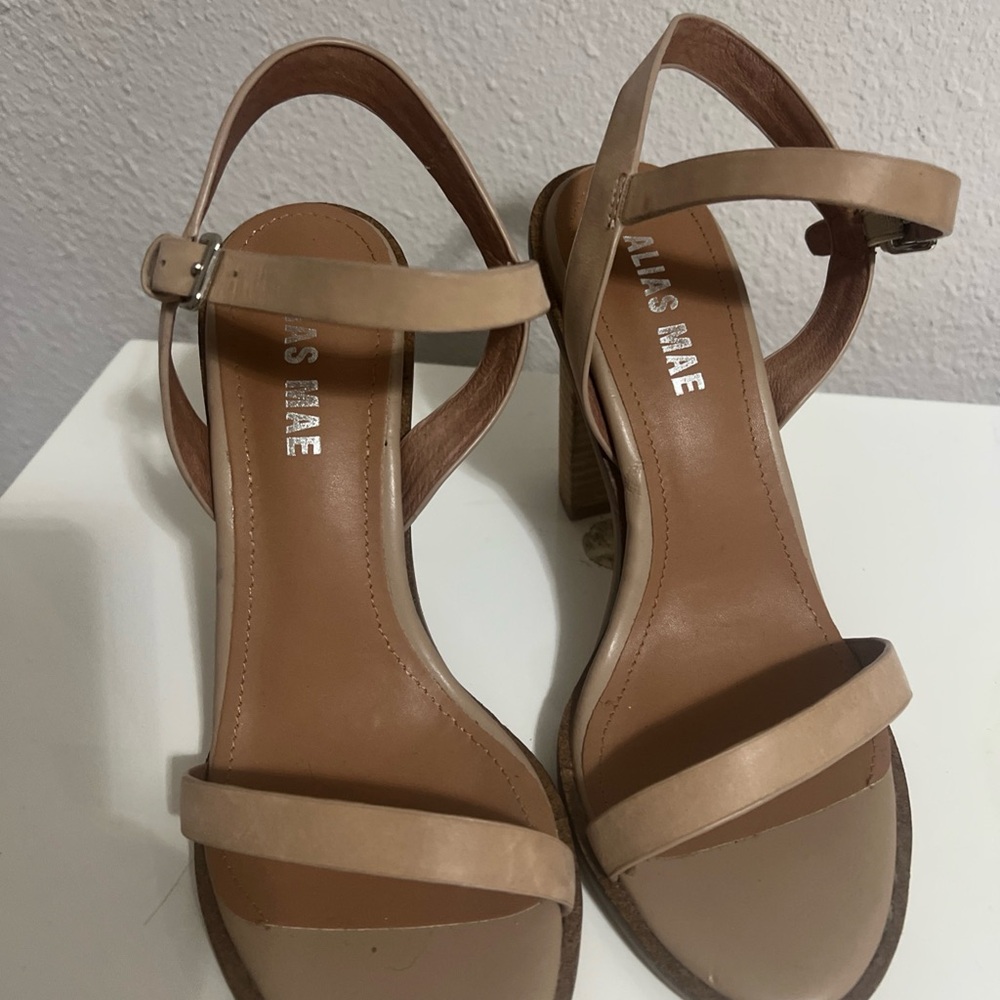 Alias Mae Beige Strappy Heels
